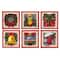 Orchidea Coaster Needlepoint (Halfstitch) Kit Set of 6 Designs Christmas Time